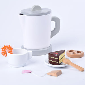 Wooden Kitchen Pretend Play Tea Toy Set