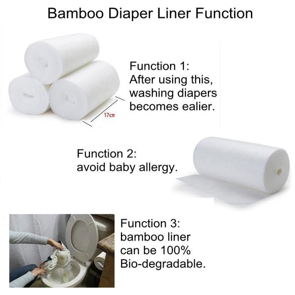 Disposable Bamboo Diaper Liners