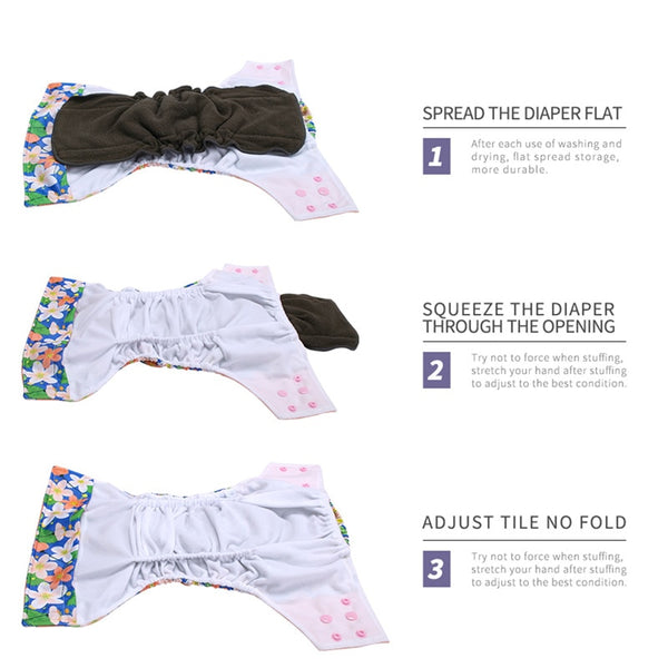 Bamboo Charcoal Baby Nappy Liners - 5 Layers