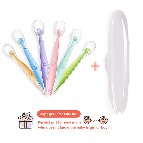 Soft Silicone Feeding Spoon